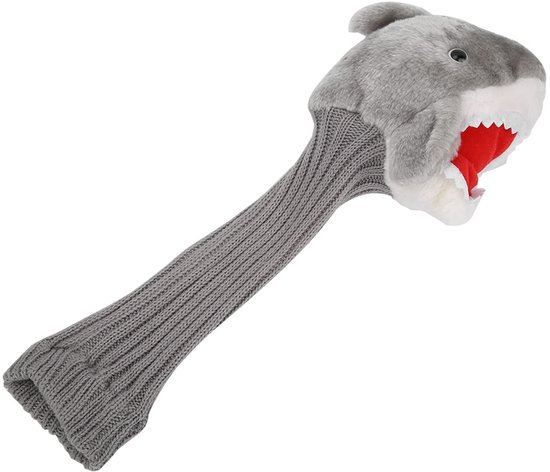 JHUBERS- Driver Headcover Premium Kwaliteit - Shark Hoofd - Universeel Geschikt voor 3/5 Houten Driver - Lichtgewicht - Duurzaam - Beschermt Tegen Krassen - Golfclubhoes van Jhubers