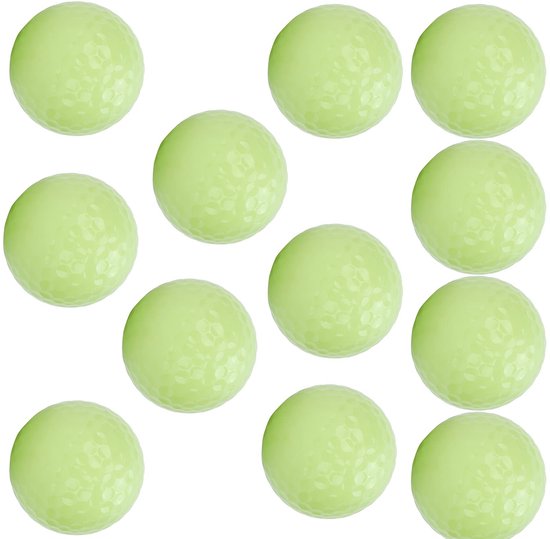 Jhubersproducts - Drijvende Glow Golfballen - Golfplezier voor het hele gezin - Lichtgevend - Ideaal voor nachtgolf - Perfect voor familie en zakelijk