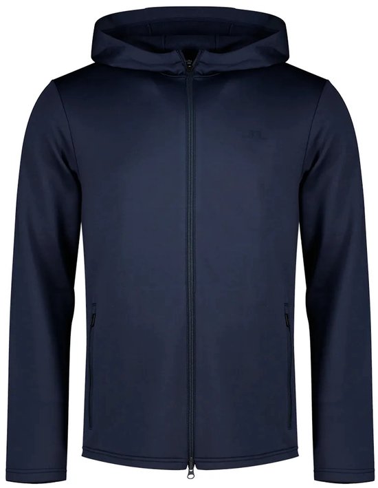 J.lindeberg Aerial Hood Sweatshirt Met Rits Blauw S Man