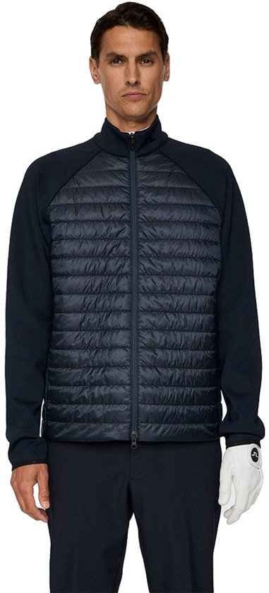 J.lindeberg Hayden Quilt Hybrid Jas Blauw L Man van J.Lindeberg