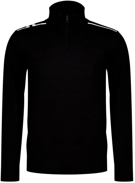 J.lindeberg Mac Knitted Sweatshirt Met Halve Rits Zwart XL Man van J.Lindeberg