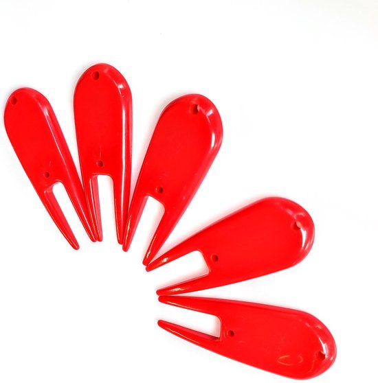 Jobber Golf Pitchfork - 5x Pitch Fork Golf Plastic - 5 stuks van Jobber
