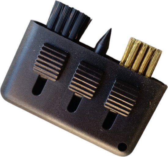 Jobber Golfaccessoires - 3 in 1 schoonmaakset - Jobber Golf accessoires- Golfclub 3 in 1 schoonmaakborstel – Golfclub groevenreiniger van Jobber