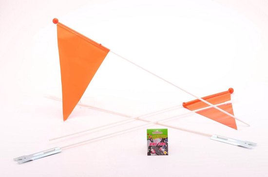 Johntoy Fietsvlag Bike Fun Oranje van Johntoy