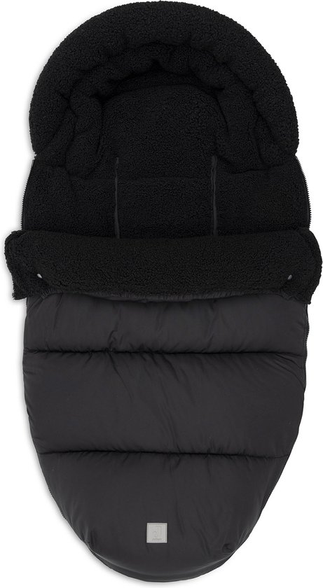 Jollein Voetenzak buggy/kinderwagen Puffed Black van Jollein