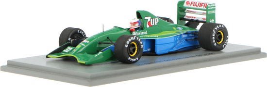 Jordan 191 Ford Cosworth Spark Modelauto 1:43 1991 Bertrand Gachot Racing Team 7Up Jordan S8077 van Jordan