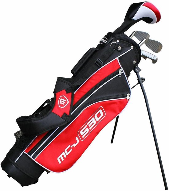 Junior Golf Halve Set 9-12 Jaar Zwart/Zilver