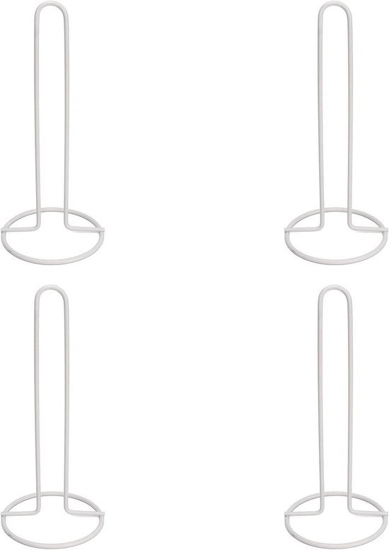 Kegel Houders - Sport Accessoires - Sport Training - Stapelbaar Ontwerp - 4 Stuks - Wit