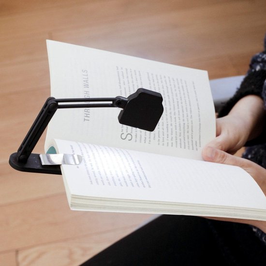 Kikkerland Opvouwbaar Leeslampje- Boeklampje - Boek lezen van Kikkerland
