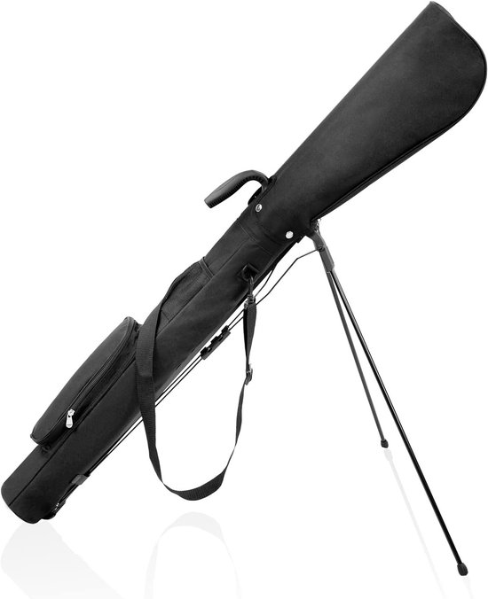 Kleine golf tas met racketvak, lichtgewicht ontwerp, lage zwaartepunt, ruime opslagcapaciteit en cilindervormige vormgeving voor optimale functionaliteit. van Merkloos