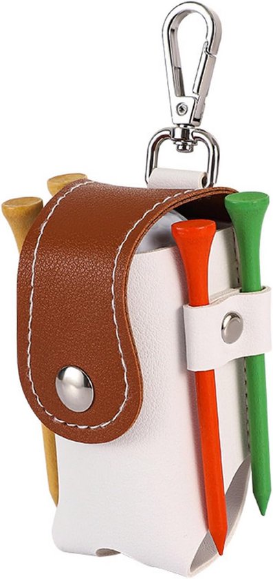 Kleine Golfballen Opbergtas met Sleutelhanger voor aan de Taille van Merkloos
