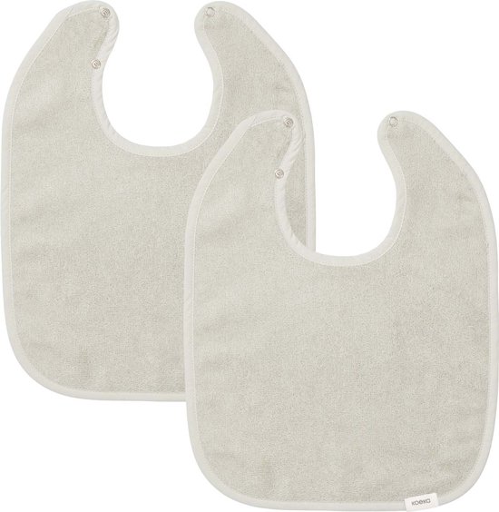 Koeka 2-pack slab Dijon Daily - biologisch badstof - lichtgroen van Koeka
