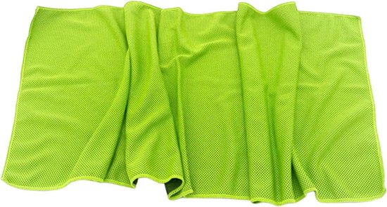 Koeldoeken Set - Sportdoeken Outdoor - Intense Activiteiten - Directe Koeling Absorberend - Zie Beschrijving - Fluorescerend Groen