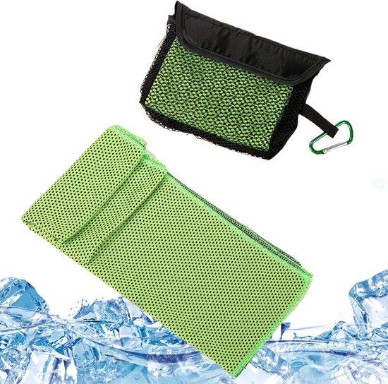Koele Handdoeken - Verkoelende Doeken - Actieve Levensstijl - Sneldrogend Materiaal - Lichtgewicht - Groen