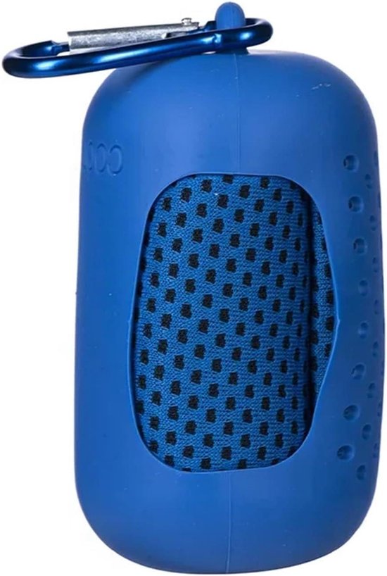 Koelende ijshanddoek - Sneldrogende sportdoek - Buitenactiviteiten verkoelen - Ademend microvezel - 30x80 cm - Blauw