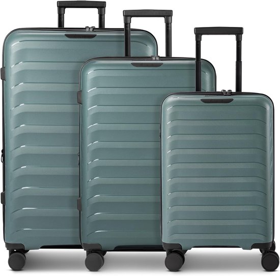 Kofferset, 48 x 29 x 75 cm, uitbreidbaar, met TSA-slot