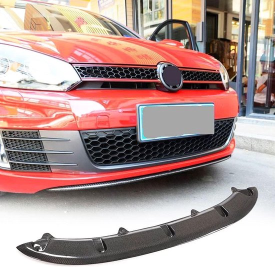 Koolstofvezel Voorbumper Splitter Lip voor Golf 6 MK6 GTI (2010-2013) - Stijlvolle Front Spoiler