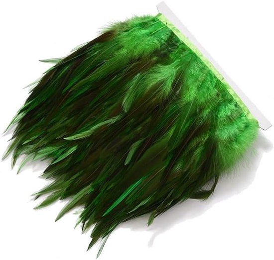 Kraan, veerfranjes, pluizige franjeband, veerband, knutselaccessoires, franjeboord, veerbekleding, trim voor kleding, thuis, decoratie, doe-het-zelf stijl 4, 1 m