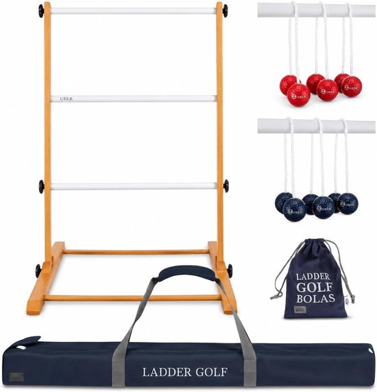 Laddergolf - Professioneel - Nylon luxe tas - Real Golfballen - Ideaal voor buitenactiviteiten - SnelShoppen