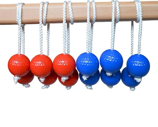 Laddergolfballen voor outdoor golftraining - 6 stuks in gemengde kleuren van Merkloos