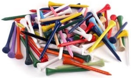 Legend Gekleurde Tees 54 mm 100 stuks van Legend