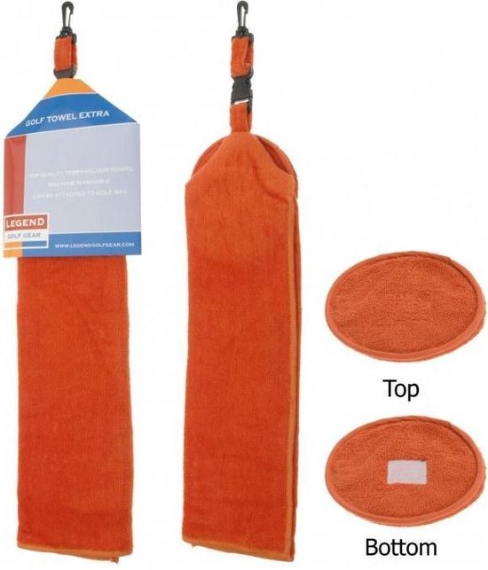 Legend Golfhanddoek Oranje van Legend