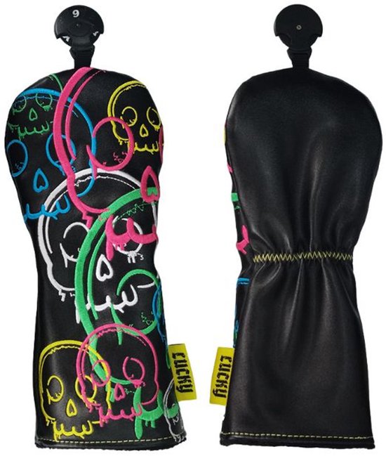 Legend Hybrid Headcover Lucky Zwart van Merkloos