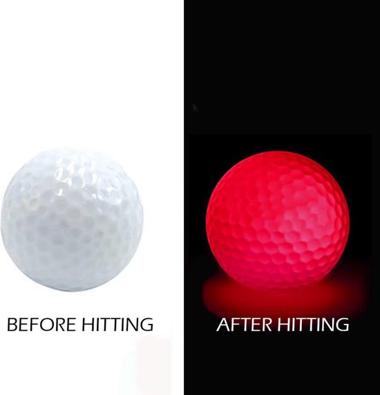 Legend LED Flash Glow In The Dark Golfballen - 2 Stuks van Legend