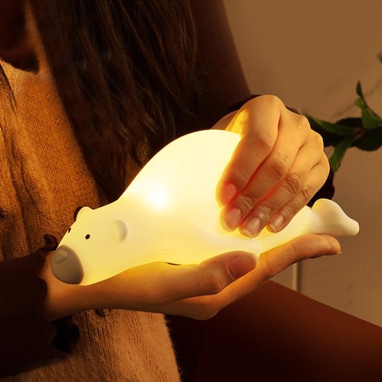 Lexium Nachtlampje Babykamer - Nachtlampje Baby - Nacht Lamp - Kinder Nachtlampje - Warm Wit - Kinderen & Baby van Lexium