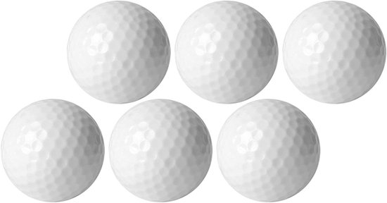 Lichtgevende Ballen - Nachtballen LED - Golf Training - Zelfverlichtend bij impact - 6 Stuks - Rood