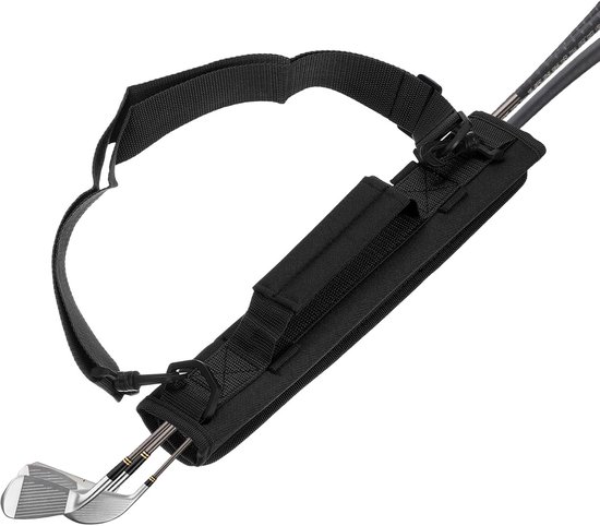 Lichtgewicht Golftas - Mini Golfdrager - Oefenronde Golf - Verstelbare Draagband - 35 x 22 cm - Zwart