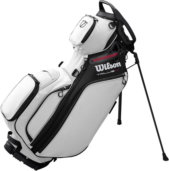 Lichtgewicht Stand Golftas | 14 Vakken | Wit en Zwart