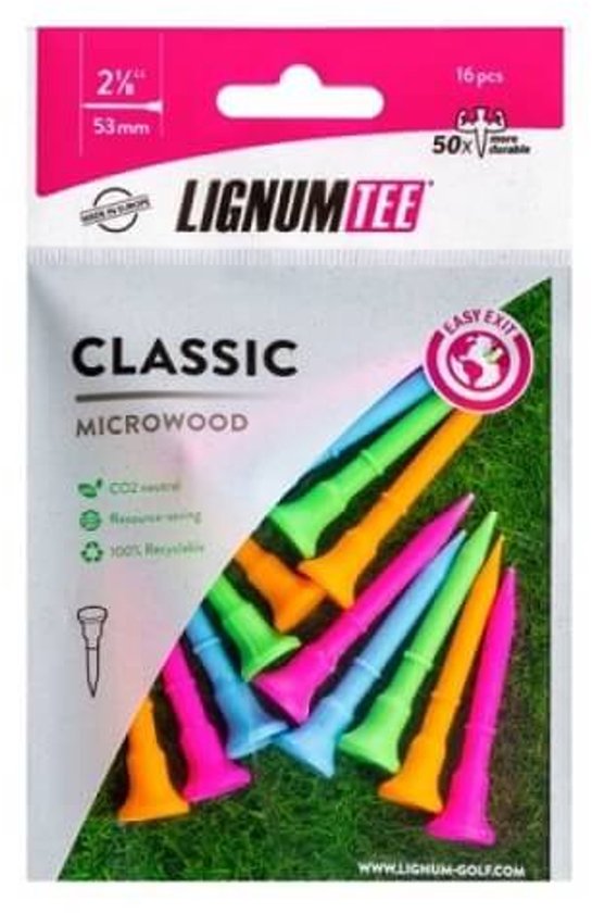 Lignum Classic Tees 53mm Modern Color Mix van Lignum