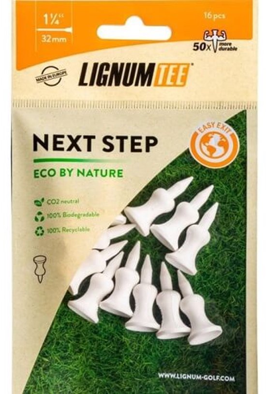 Lignum Next Step Tees 32mm Eco van Merkloos