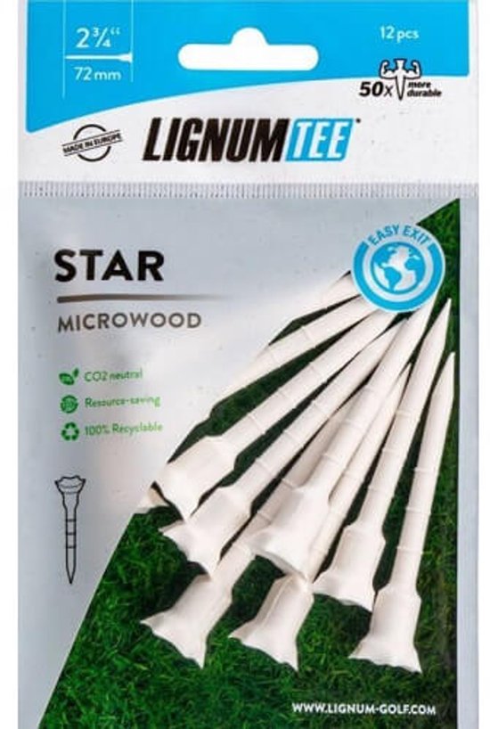 Lignum Star Tees 72mm