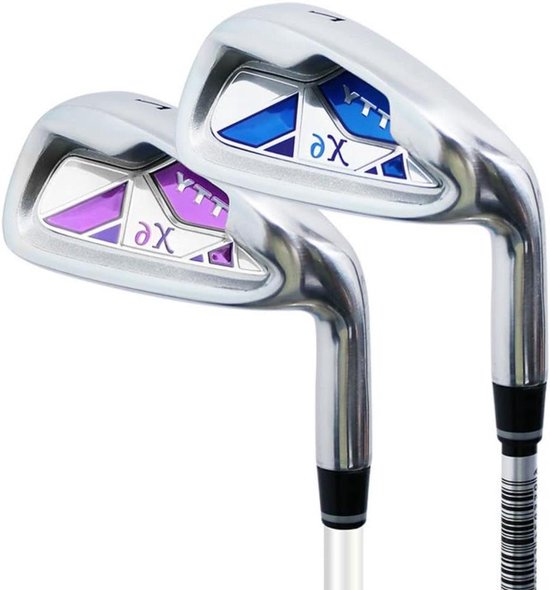 Linkshandige Golfclub - Golfijzer Beginners - Golfspel Verbeteren - Koolstof Staal Body - 7-ijzer - Graphite Shaft
