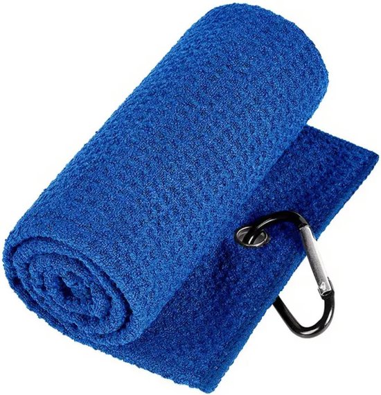 Livano Golf Handdoek - Golfhanddoek - Golf Accessoires - Towel - Comfortabel - Blauw