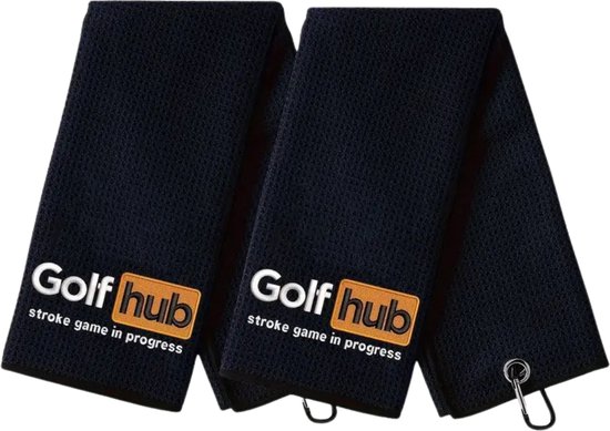 Livano Golf Handdoek - Golfhanddoek - Golf Accessoires - Towel - Comfortabel - GolfHub - 2 Stuks van Livano