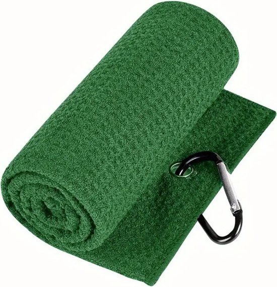 Livano Golf Handdoek - Golfhanddoek - Golf Accessoires - Towel - Comfortabel - Groen
