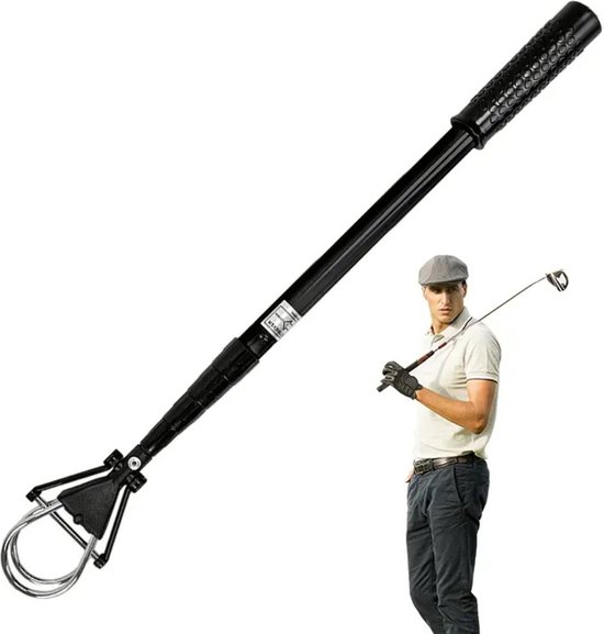 Livano Golfbalhengel - Golfhengel - Uitschuifbaar - Ball Retriever - Golf Accessoires - Extra Grote Versie