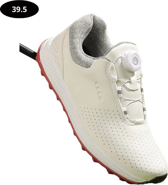 Livano Golfschoenen Heren - Sneakers - Golfkleding - Golfschoenen Antislip - Waterdicht - Golfen - Wit 39.5