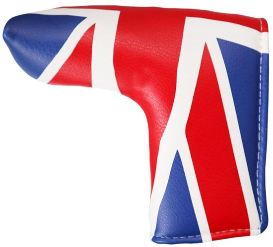 Livia home - Golfclub Putterhoes - Draagbare Clubbeschermer - Stijlvol Ontwerp - Wit Blauw Rood - Golfaccessoire - Geschikt voor alle putters