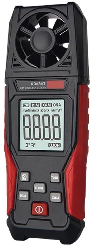 Luchtsnelheidsmeter - Anemometer Windsnelheidstester - Luchtstroom Meten - Sleuftype Ontwerp - Niet Gespecificeerd - Niet Gespecificeerd