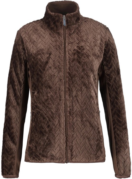 Luhta Dames Ikaala Vest Bruin van Merkloos