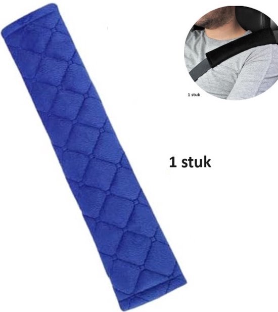 Luxe Auto Gordelhoes I Gordelbeschermer I Gordelkussen I Auto Veiligheid I Safety Belt Cushion Pads I 1 Stuk I Blauw van Luxe