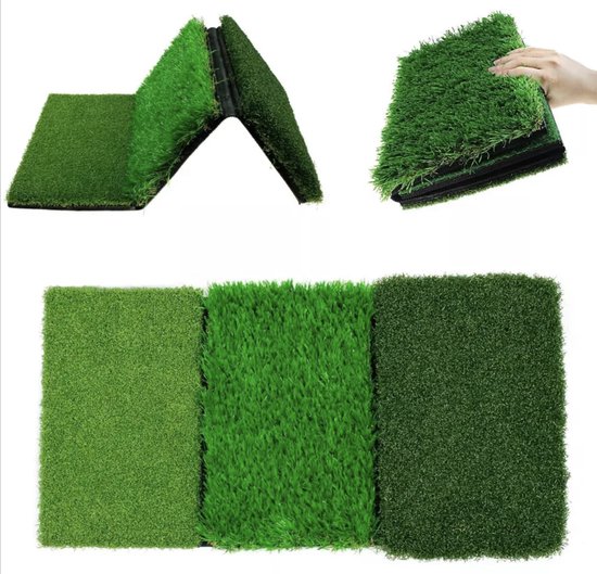 LUXE Chippingmat - Golf accessoires - Oefenmat - Oefen Swing - Mat - Golfmat afslaan - Sport - Training - Afslagmat - Golftrainingsmateriaal - Trainingsmaterialen - opvouwbaar - ATHLIX van ATHLIX