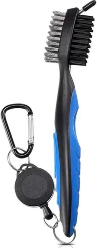 Luxe Golfclub borstel - 3 in 1 compact - Blauw - Golf schoonmaakborstel - Golfbalcleaner - Golfborstel - Luxe Golf schoonmaakborstel - 3 in 1 - Golfaccesoires - Golftrainingsmaterialen - trolleyaccesoires - Golfset - Golfclubaccesoires van Beyond Creations