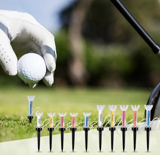 Magneet Golf Tees- Golf accessoires Tee  - 360° draaibaar - 90 mm