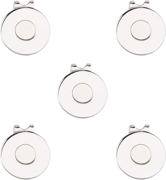 Magnetische Golf Hoed Clips - 5 Pack Bal Marker Houder voor Golfaccessoires