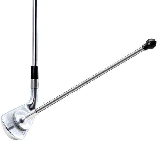 Magnetische golf-uitlijnstick — Hulpmiddel voor golftraining — Visueel magnetisch trainingsinstrument — Hulpmiddel voor het uitlijnen van golfslagen (Zwart)
